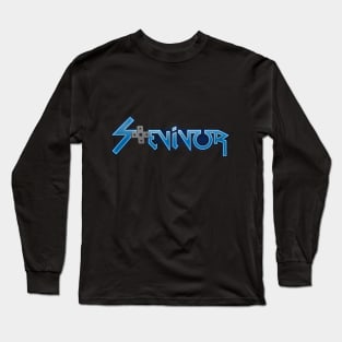 Stevivor full logo (retro variant) Long Sleeve T-Shirt